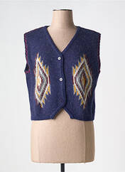 Gilet sans manche bleu ADORE pour femme seconde vue