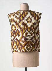 Gilet sans manche marron JANIS & JOHN pour femme seconde vue