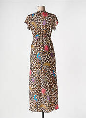 Robe longue marron OPULLENCE pour femme seconde vue