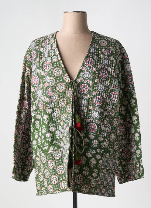 Veste casual vert MAMOUCHKA pour femme