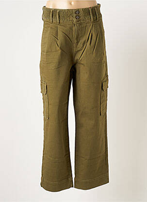 Pantalon cargo taille haute taille haute vert MOS MOSH femme