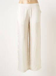 Pantalon droit taille élastique taille normale beige SCARLET ROOS femme