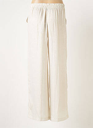 Pantalon droit taille élastique taille normale beige SCARLET ROOS femme