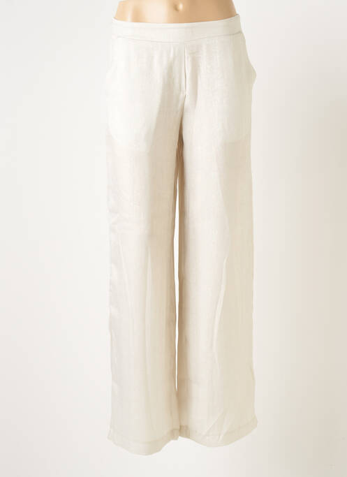 Pantalon droit beige SCARLET ROOS pour femme