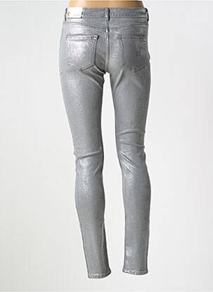 Jeans skinny taille normale taille normale argent ONLY femme