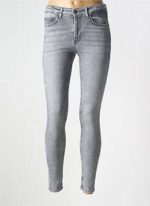 Jeans skinny taille haute taille haute gris ONLY femme