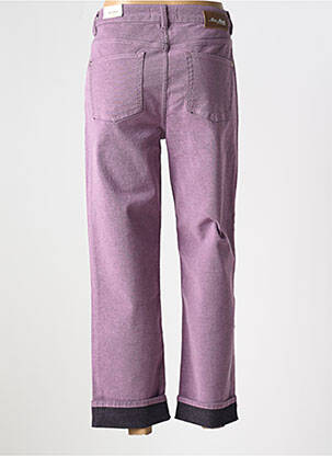 Jeans coupe droite taille haute taille haute violet MOS MOSH femme