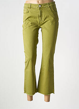 Jeans bootcut taille normale taille normale vert IMPREVU femme