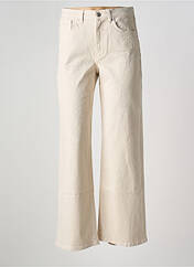 Jean coupe flare beige ONLY pour femme seconde vue