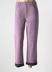 Jeans coupe droite violet MOS MOSH pour femme seconde vue