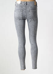 Jeans skinny gris ONLY pour femme seconde vue