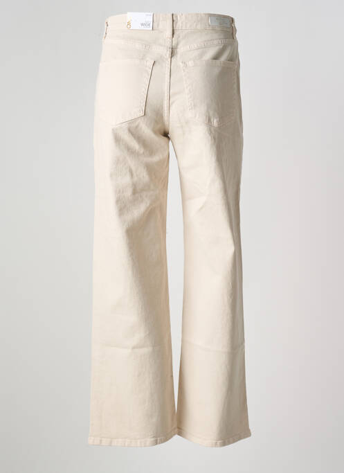 Jean coupe flare beige ONLY pour femme
