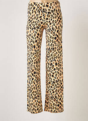 Pantalon droit stretch taille normale beige BE FUN femme