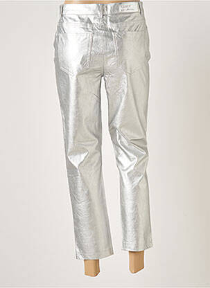 Pantalon slim taille normale taille normale argent ONLY femme