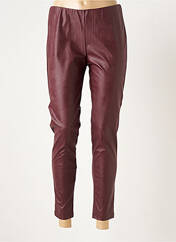 Legging rouge BE FUN pour femme seconde vue