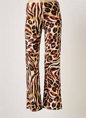 Pantalon droit orange BE FUN pour femme seconde vue