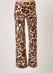 Pantalon droit orange BE FUN pour femme seconde vue