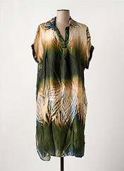 Robe mi-longue beige NINETTE pour femme seconde vue