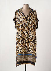 Robe mi-longue marron NINETTE pour femme seconde vue