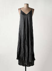 Robe mi-longue noir NINETTE pour femme seconde vue