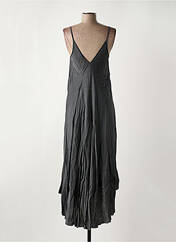 Robe mi-longue noir NINETTE pour femme seconde vue