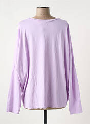 T-shirt violet NINETTE pour femme seconde vue
