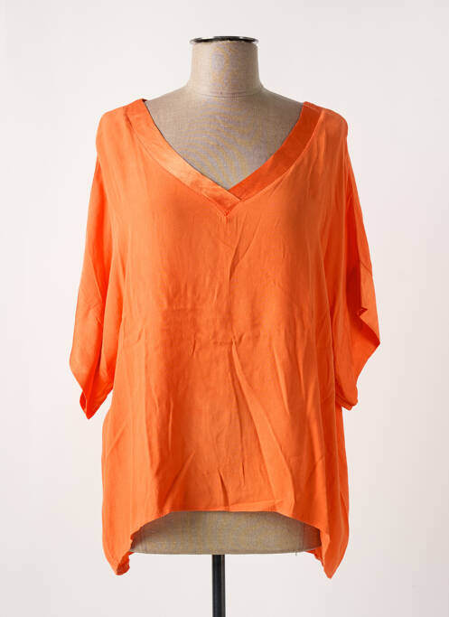 Blouse orange NINETTE pour femme