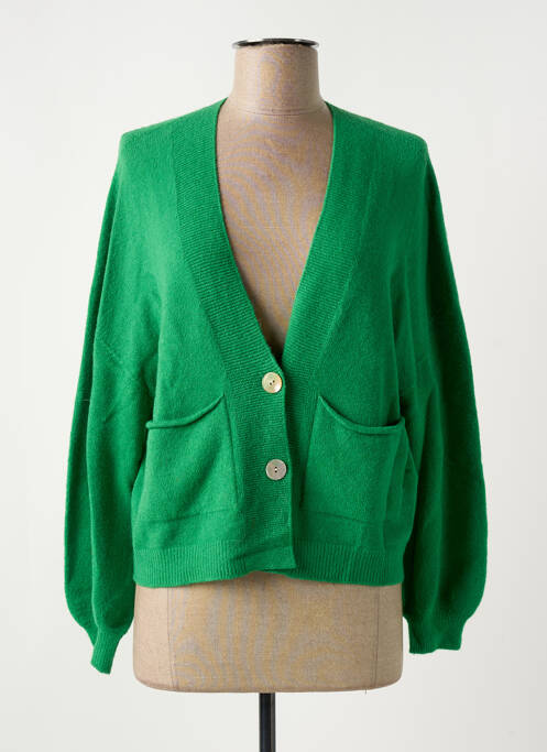 Gilet manches longues vert ALEXANDRE LAURENT pour femme