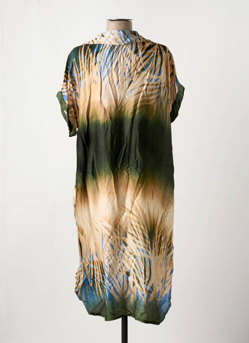 Robe mi-longue beige NINETTE pour femme