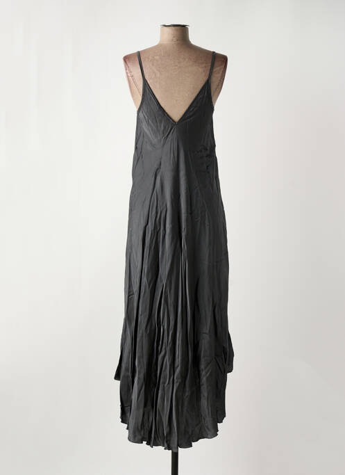 Robe mi-longue noir NINETTE pour femme