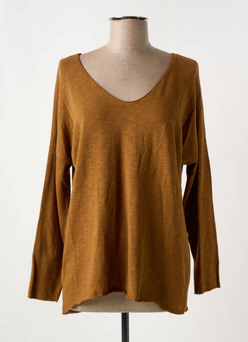 T-shirt marron NINETTE pour femme