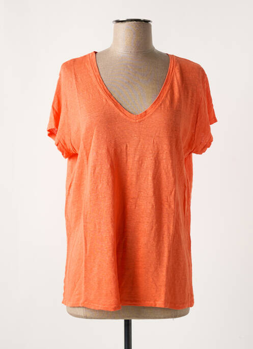 T-shirt orange NINETTE pour femme