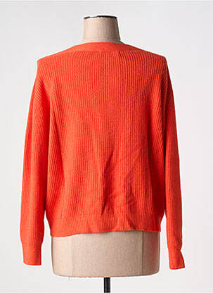 Gilet manches longues coupe cintrée orange ALEXANDRE LAURENT femme