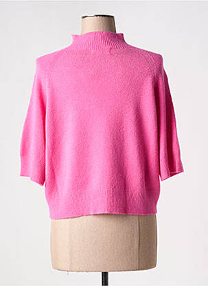 Pull coupe cintrée manches courtes rose ALEXANDRE LAURENT femme