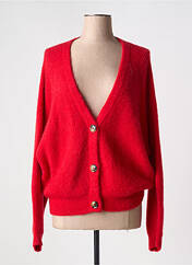 Gilet manches longues rouge ALEXANDRE LAURENT pour femme seconde vue