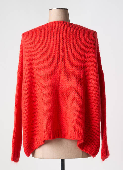 Gilet manches longues rouge ALEXANDRE LAURENT pour femme