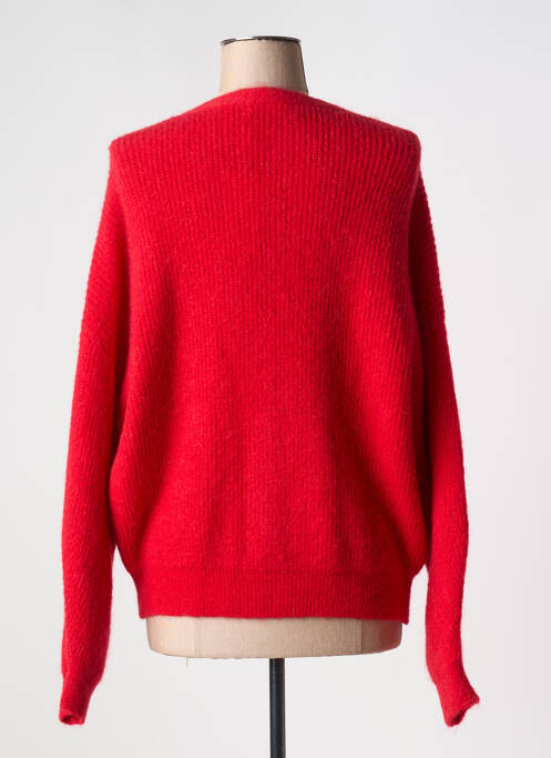 Gilet manches longues rouge ALEXANDRE LAURENT pour femme