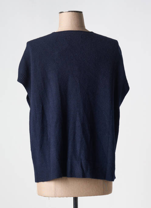 Gilet manches courtes bleu ALEXANDRE LAURENT pour femme