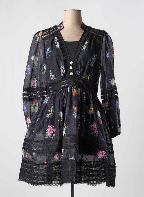 Robe courte noir LM LULU pour femme