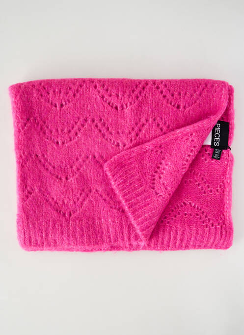 Echarpe rose PIECES femme