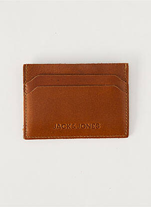 Porte-carte marron JACK & JONES pour homme