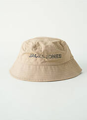 Chapeau beige JACK & JONES pour homme seconde vue