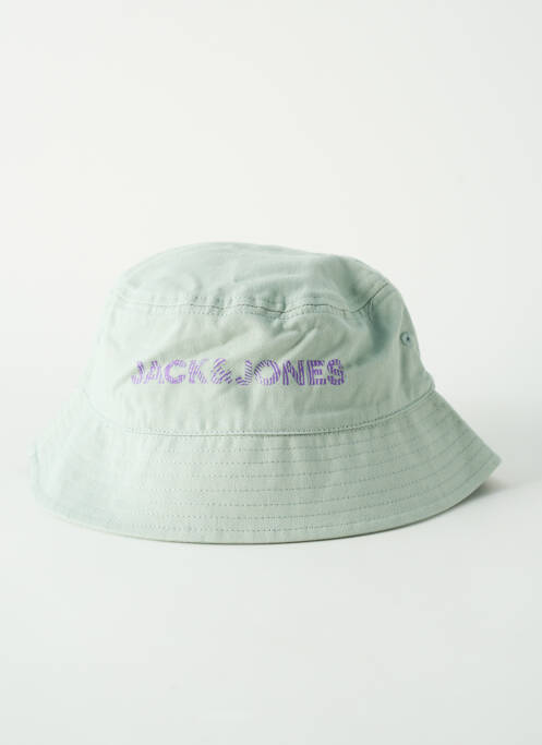 Chapeau sérigraphie vert JACK & JONES homme