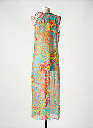 Robe de plage sans manche bleu PAIN DE SUCRE femme