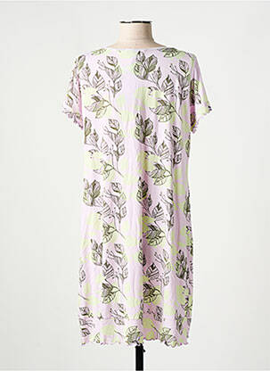 Chemise de nuit imprimé fleurs violet BARANDI femme