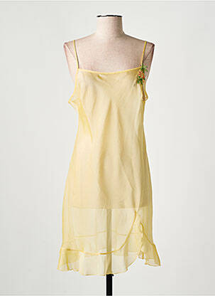 Nuisette/combinette légère et transparente jaune ANTINEA femme