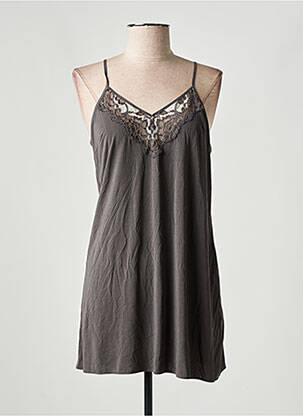 Nuisette/combinette stretch gris WACOAL femme