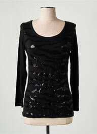 T-shirt manches longues manches longues noir JANIRA femme