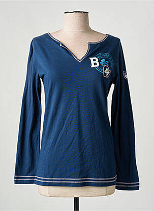 Pyjama coupe cintrée bleu BANANA MOON femme