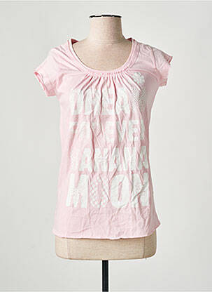 Pyjama manches courtes rose BANANA MOON femme